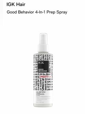 IGK Good Behavior 4-In-1 Prep Spray — White